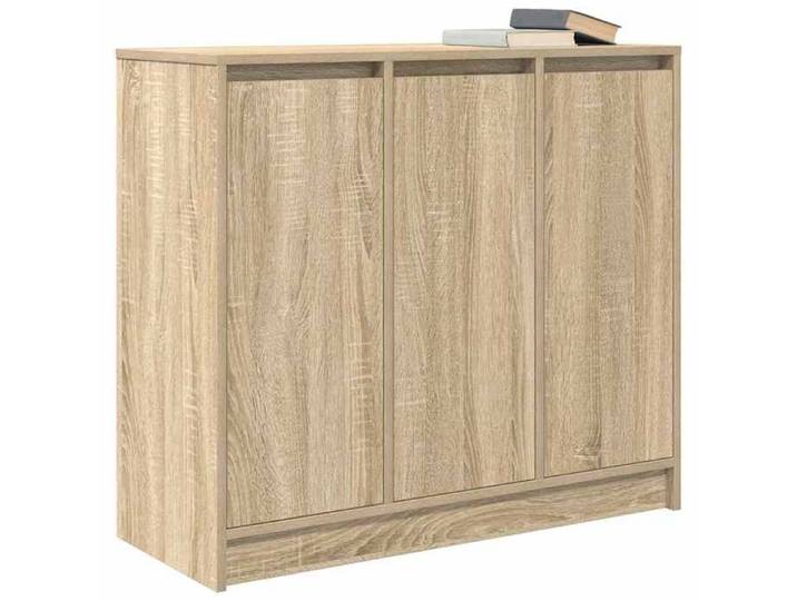 Brun Commode Salon CHIC Buffet bas/Cabinet 1 PC chêne sonoma 85x34x76 cm bois d'ingénierie N15308