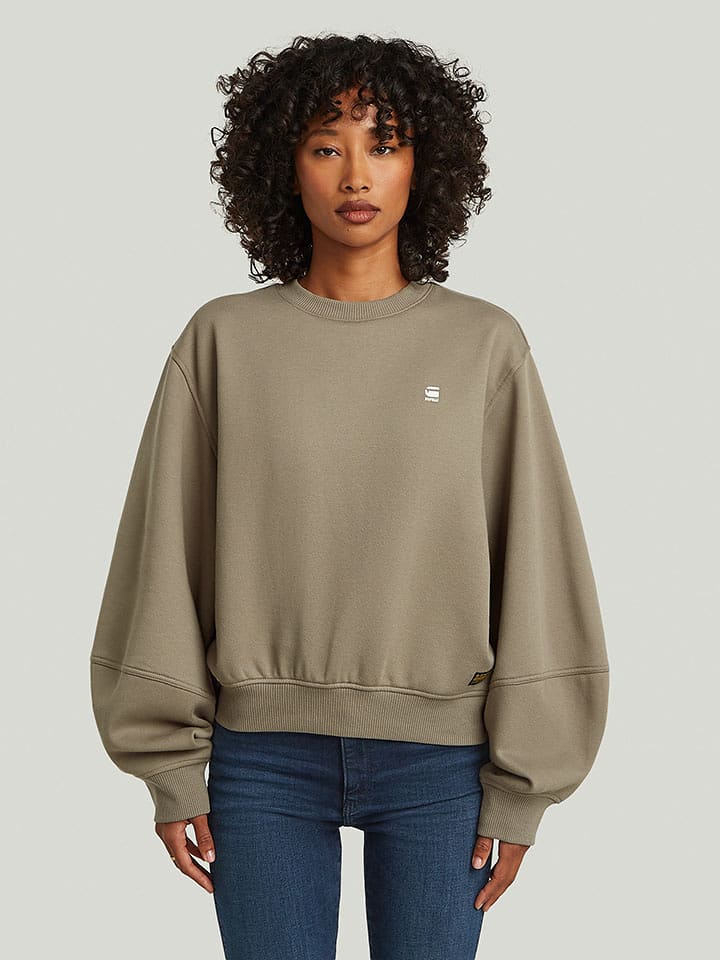 G-Star Sweatshirt in Taupe - XL