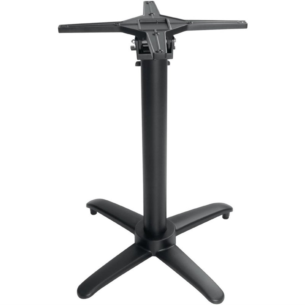 Bolero BAM0409 Aluminium Flip Top Tafelbasis, Zwart