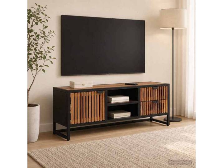 Meuble TV - Cabinet TV/HIFI - tendance et pratique - avec tiroir avec stockage avec porte 105 x 30 x 40 cm(1parcel)226272
