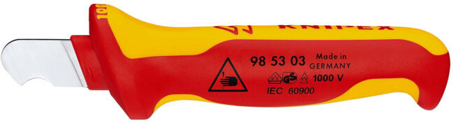 Couteau à dénuder, avec sabot de guidage Knipex (98 53 03)