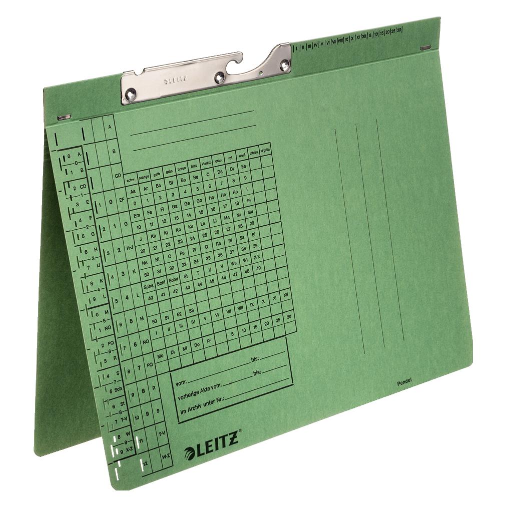 Leitz Pendelhefter, A4, Amtsheftung, grün, 250 g-qm (A4, 1x) (2094-00-55)