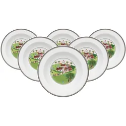 Villeroy & Boch Design Naif Salatschale Heirat, Schüssel + Schale, Mehrfarbig