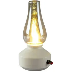 Konstsmide, Tischlampe, 4130-205 Akku-Tischlampe Warmweiss Weiss