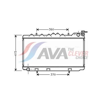 AVA CLEVER CHOICE Kühler, Motorkühlung dn2094 für NISSAN