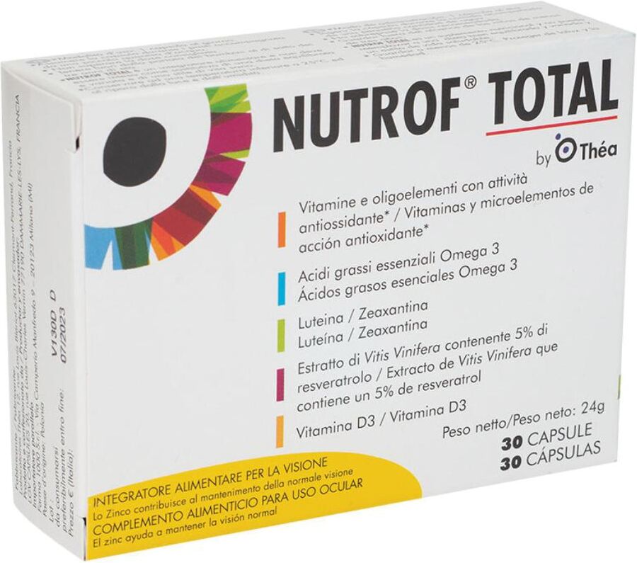 FARMA 1000 Srl Nutrof Total, 30 Capsule