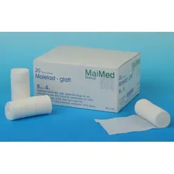 elastische Fixierbinden Maielast glatt 8 cm x 4m, 20 Stück weiße, elastische Fixierbinde