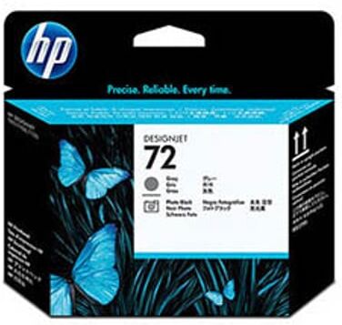 HP 72 ( C9380A) Cabeça de impressão preto-cinzento para fotografia