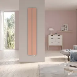 Kermi Beams Bad- und Wohnheizkörper, Serie Beams, Glanzsilber Metallic, 1600x660x100 mm