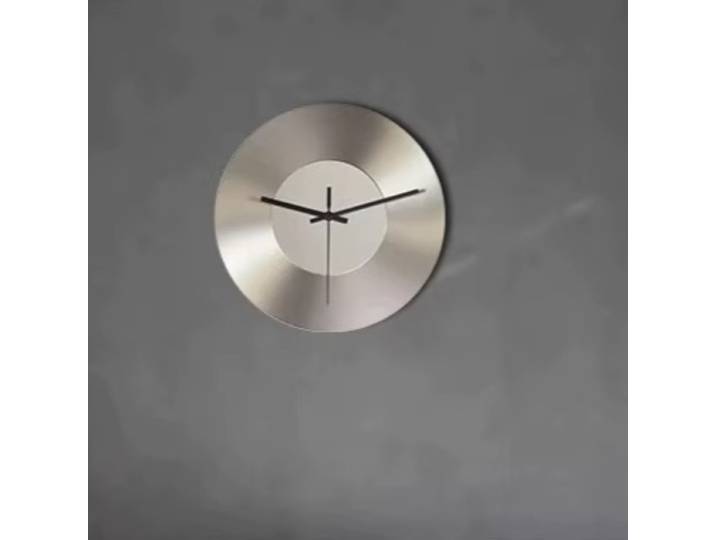 Horloges murales créatives en acier inoxydable, horloges murales nordiques uniques pour salon, son silencieux, décoration de la maison, Relojes De Pared ZY40BGZ