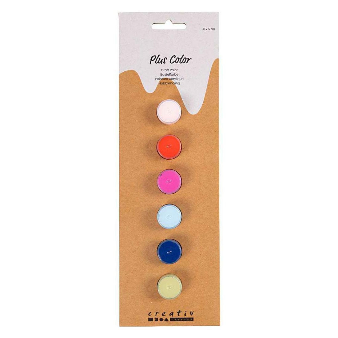 Creativ Company Acrylfarbe Hobbyfarbe Plus Color 6 x 5 ml (5 ml) (39777)