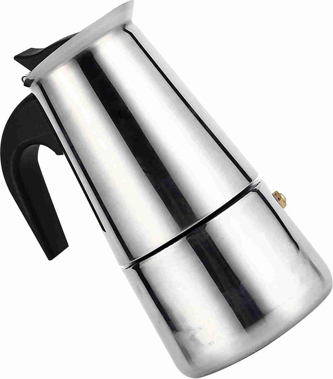 Cocosity RVS percolator Moka-pot koffiezetapparaat voor op het fornuis, 300 ml