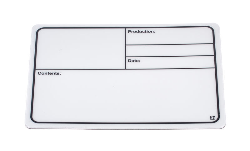 Adam Hall Tourlabel 177x127mm White