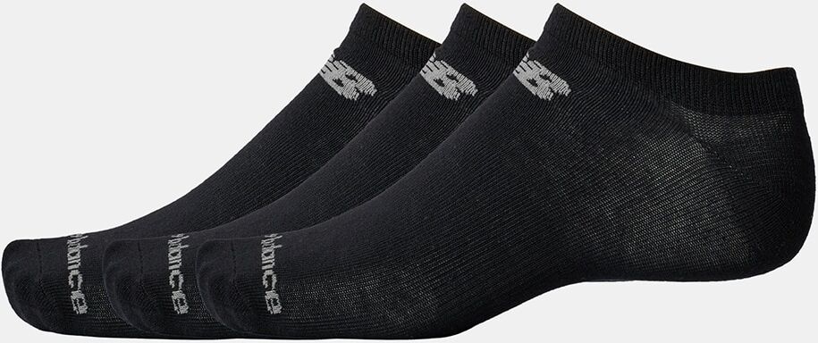 New Balance Calcetines invisibles performance unisex Basic - 3 Pack .  (M) Negro