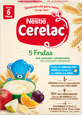 Cerelac Papa 5 Frutas 6M+