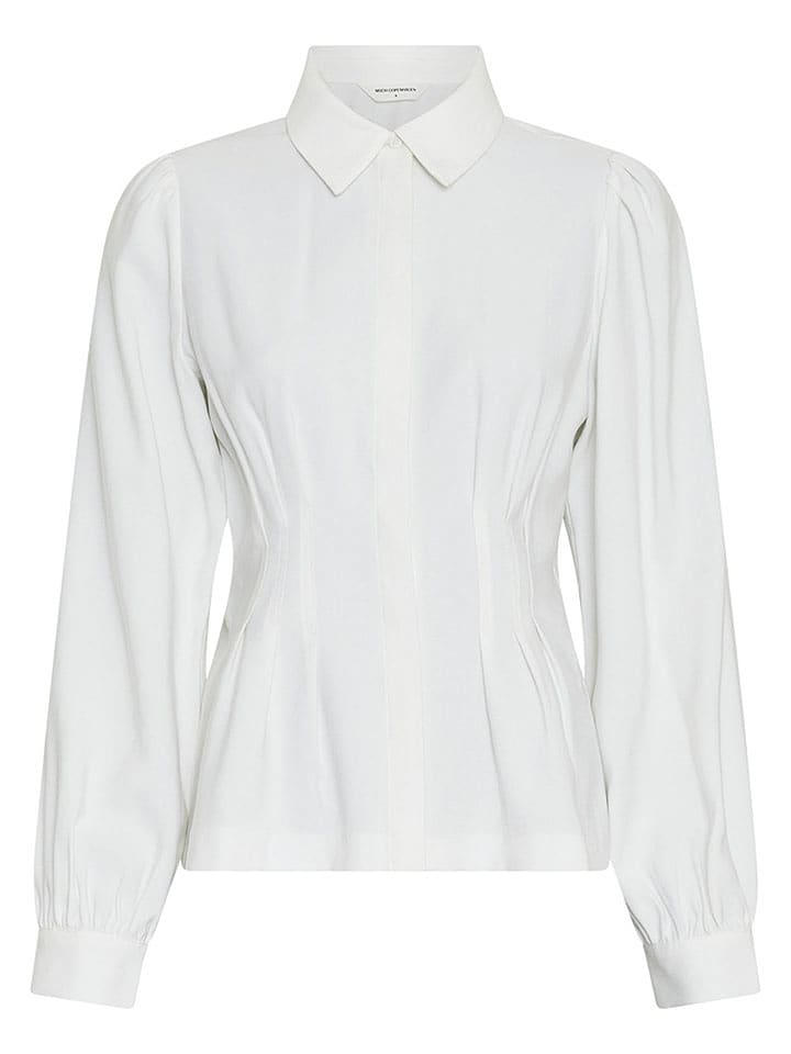 MOSS COPENHAGEN Hemd "Elsa Asana" in Weiß - L