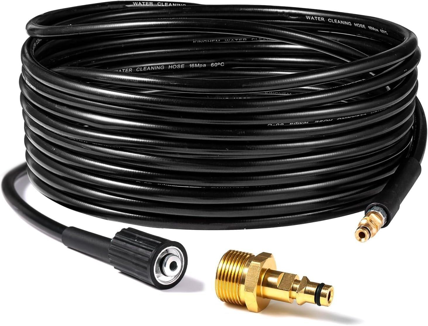 Hogedrukslang buisreinigingsset M22-14 mm voor tuin en auto en hogedrukreinigers