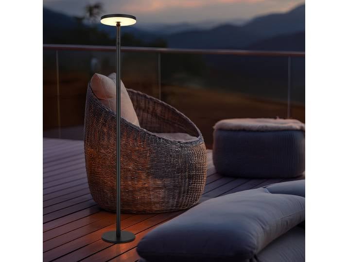 Lampe solaire 36508 Ø 23cm Noir