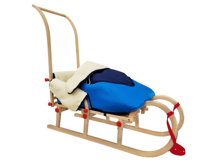 Rodelschlitten Rodel Schlitten aus Holz 110