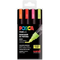 Uni-ball, Marker, PC-5M (4x)