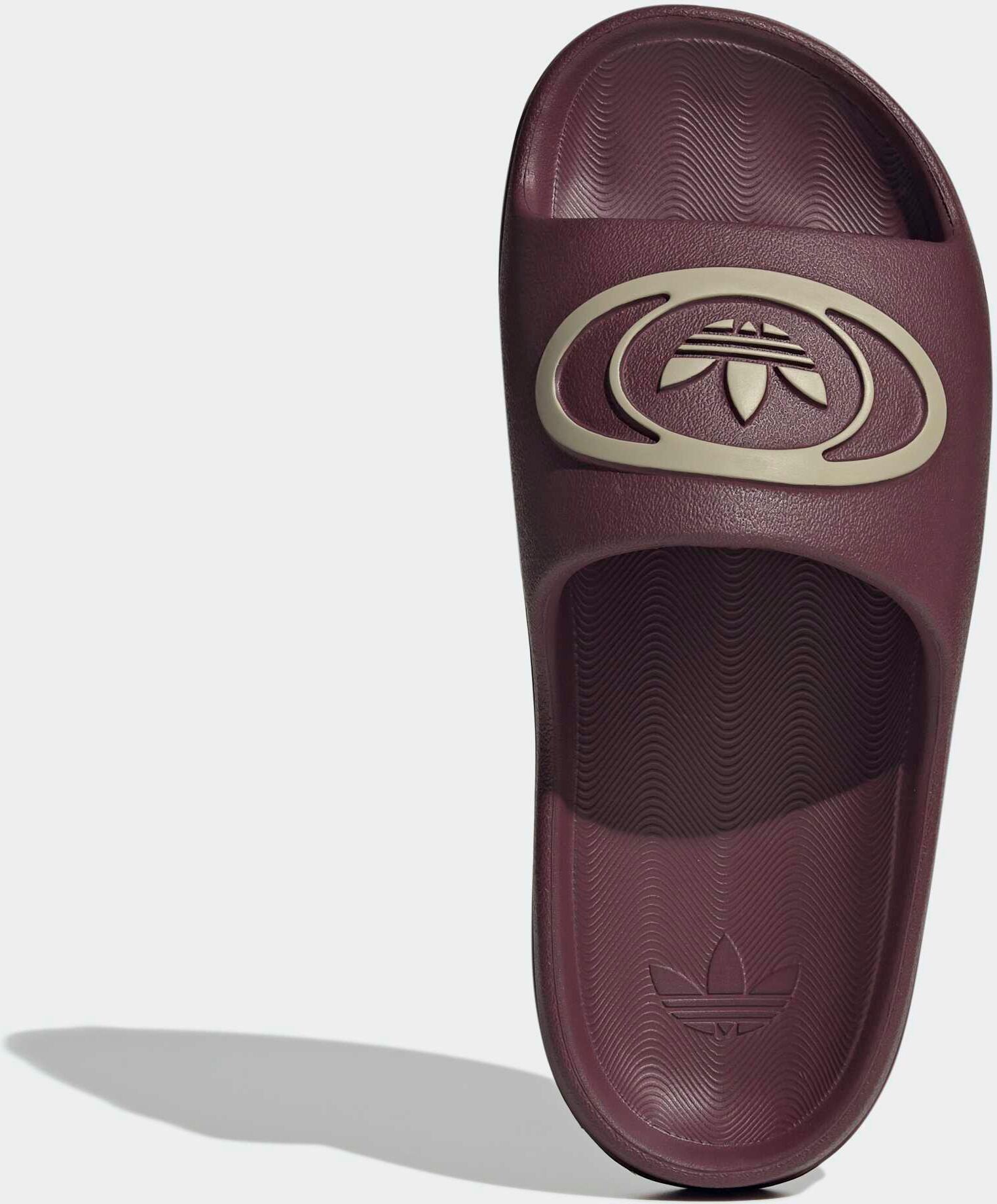 Badesandale ADIDAS ORIGINALS "ADILETTE 00S BADESCHLAPPEN", Herren, Gr. 42, braun (maroon, khaki three, khaki three), Synthetik, Schuhe Badesandale, Badelatschen maroon, khaki three, khaki three 42
