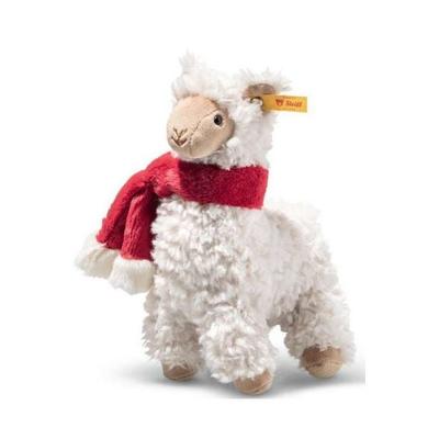 Steiff 282010 - Leandro Lama, Weihnachten, stehend, Plüsch, 19 cm