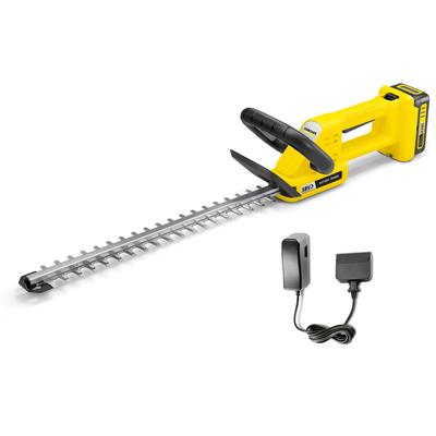 Akku-Heckenschere KÄRCHER "HGE 2-18 BATTERY SET *EU", gelb, Gartenscheren-Maschinen