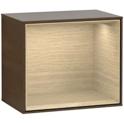 Villeroy und Boch Finion Regalmodul G580PCGN 41,8x35,6x27cm, Emotion, Regal Oak Veneer, Walnut veneer