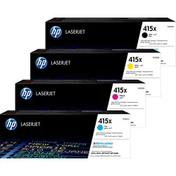 HP Original 415X Toner - 4er Multipack (W2031X, W2033X, W2032X, W2030X)