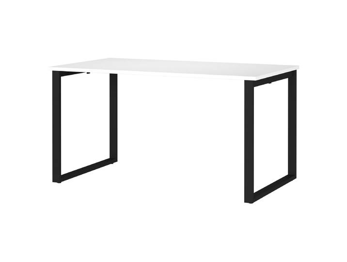 Schreibtisch Tivolo 140cm Weiß/Weiß Kufen