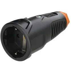 PCE 2510-soc Taurus2 Gummi-Kupplung nat SH IP20 (schwarz/orange) 2510soc