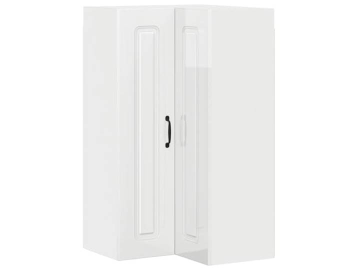 IBUQDDV Küchenschrank Kalmar Holzwerkstoff Weiß 57 x 57 x 100 cm Geschirrspülerfront, Hochglanz, rechteckige Form, großer Stauraum, für Innenbereich Küche, einfacher Einbau