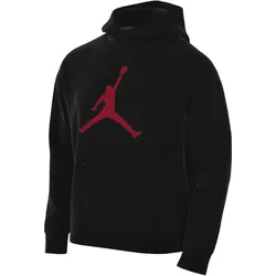 NIKE Jordan Fleece Hoodie Herren 010 - black/gym red S