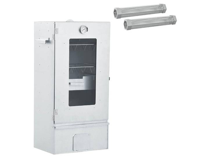 Fumoir à froid vidaXL avec tube à fumée\, 44\,5 x 29 x 83 cm\, en acier galvanisé
