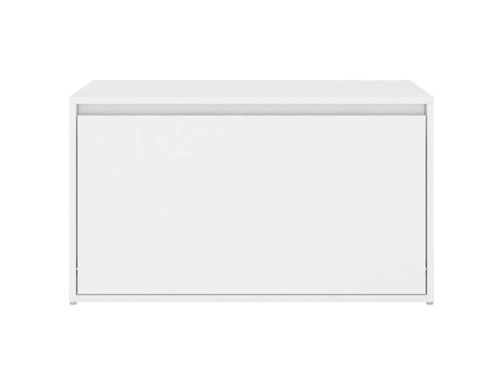 KIMISS Banc d'entrée 80x40x45 cm Blanc Aggloméré-LEF