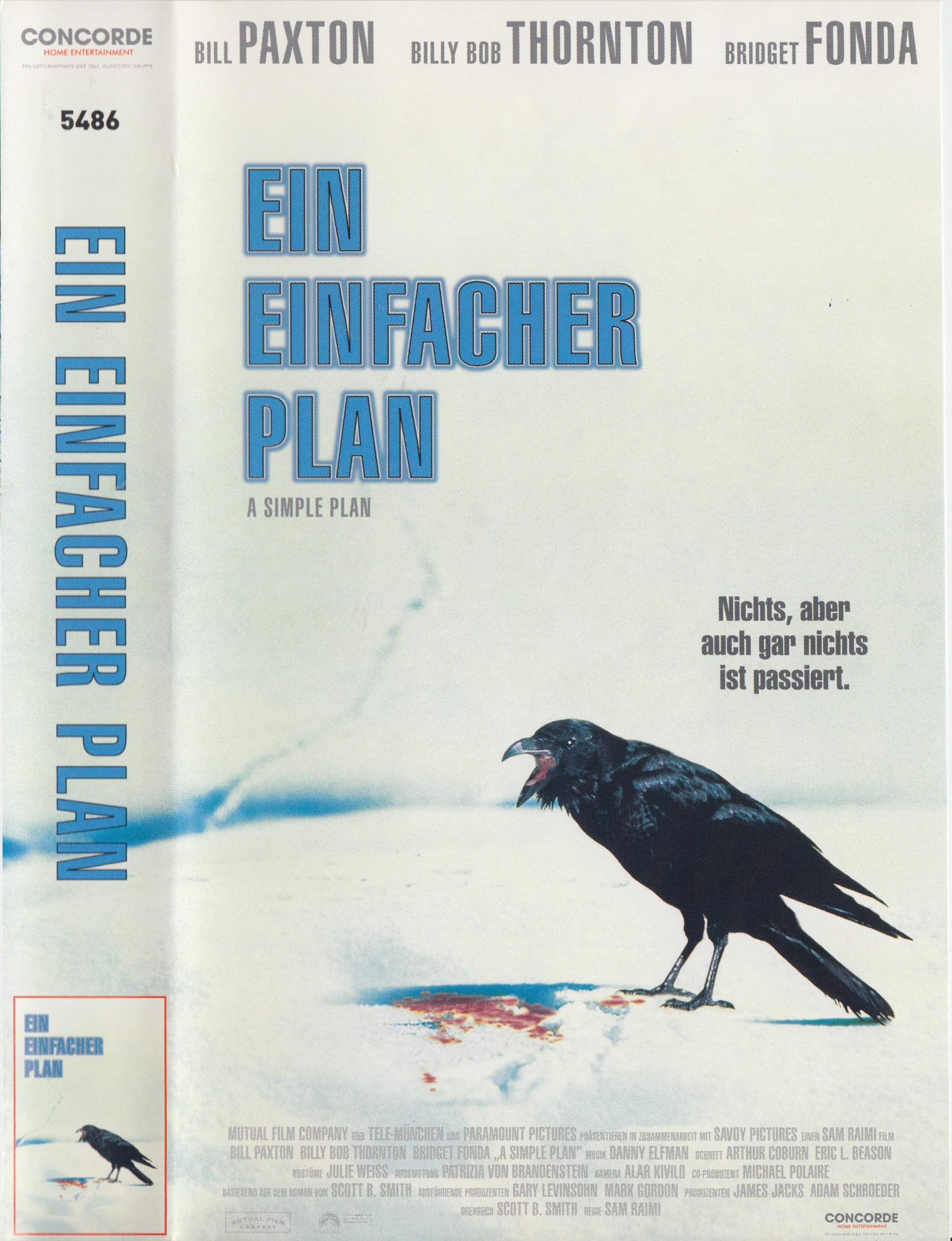Sam Raimi - Ein einfacher Plan [VHS] - Preis vom 11.10.2026 03:10:56 h