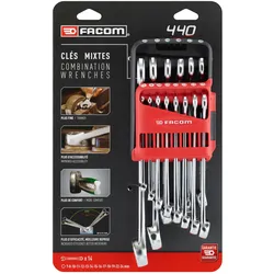 FACOM Ring-Maulschluessel-Set 14-tlg