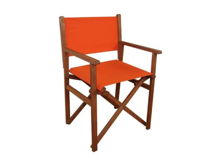 Chaise de jardin pliante en hêtre pour le jardin ou le balcon différentes couleurs V-10-100 [orange]