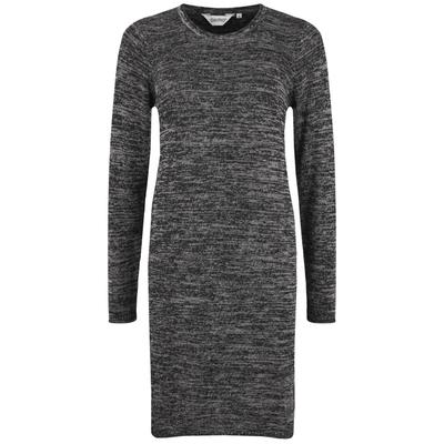 Strickkleid OXMO "Strickkleid OXDanielle", Damen, Gr. L, N-Gr, schwarz, Obermaterial: 50% Baumwolle CO. 50% Polyacryl PAN., Kleider Strickkleid