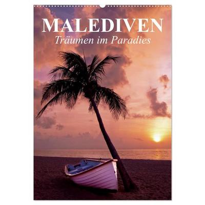 Malediven - Träumen im Paradies (Wandkalender 2026 DIN A2 hoch), CALVENDO Monatskalender
