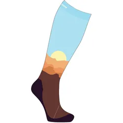 Nathan, Unisex, Sportsocken, Adventure Speed Compression OTC (M), Mehrfarbig