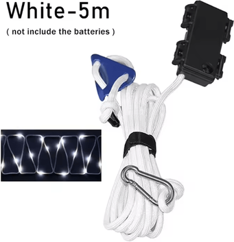 Inspire Essentials Camping Tent Rope LED Light Waterproof Outdoor Guy Line Safety Lighting c