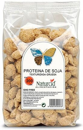 Naturcid Grob strukturiertes Sojaprotein 200 gr