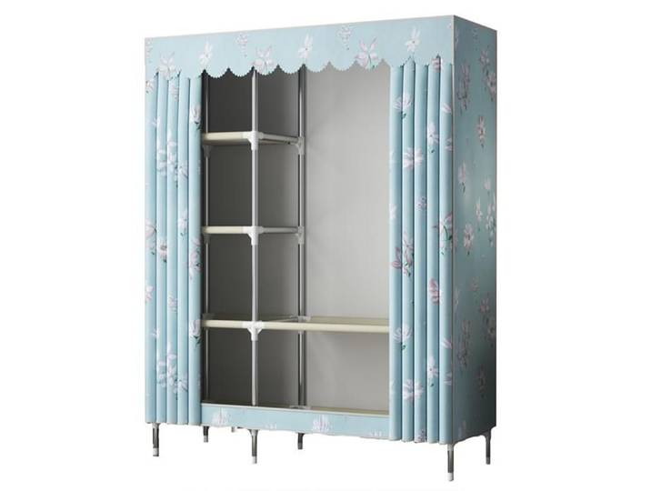 rmoire maison - Aueq - chambre simple tissu armoire tube en acier audacieux moderne simple location chambre dortoir armoire de ra