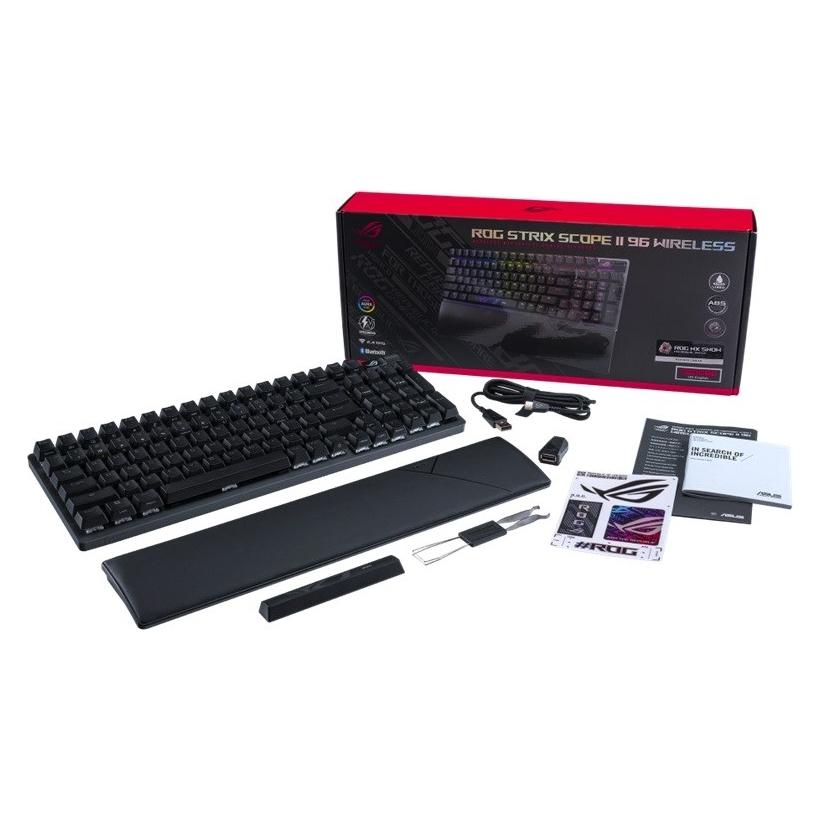 ASUS ROG Strix Scope II 96 - Toetsenbord (US, Kabellos) (90MP037A-BKUA01)