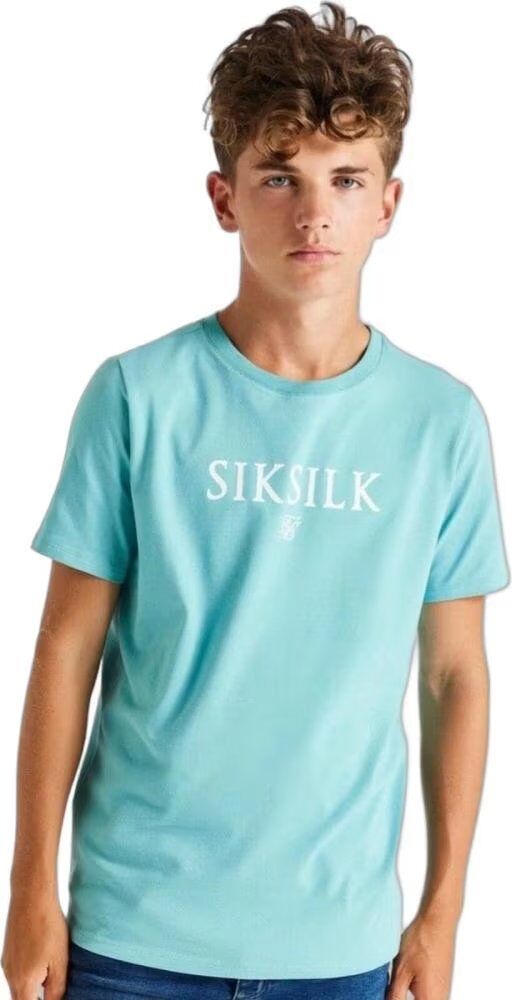 Camiseta Siksilk Branden Celeste 15 Años Hombre