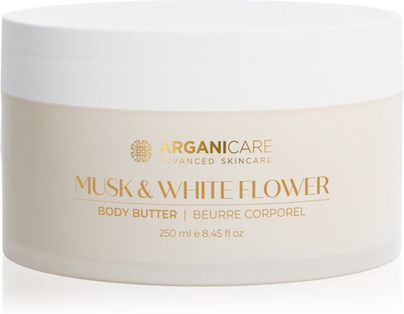 Arganicare Body Butter Musk & White Flower beurre corporel à l'huile d'argan 250 ml