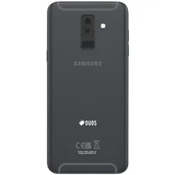 Samsung Galaxy A6 Plus Original Akkudeckel (Abdeckung, Samsung Galaxy A6), Mobilgerät Ersatzteile, Schwarz