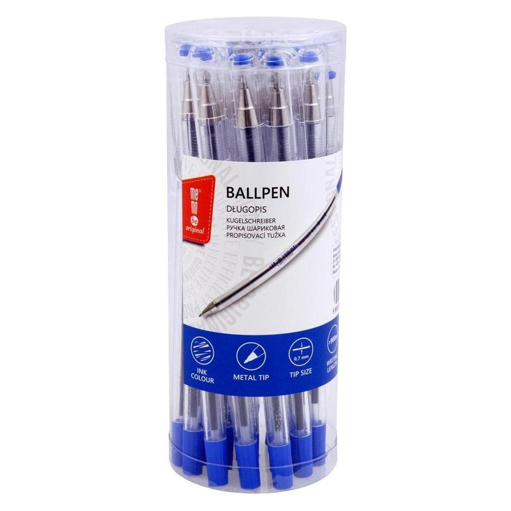 Memobe Bürostift 0,7 mm blau, Tube (20 Stück) (20x) (5903273512285)