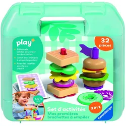 Ravensburger Play+ Set d'activités : Mes premières brochettes à empiler ​ (Französisch, 1.50 - 4 Jahre)